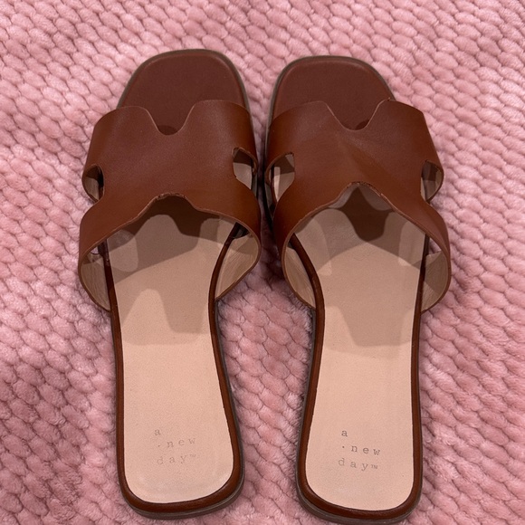 a new day Brown Slide Sandals - Picture 5 of 7